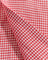 Coupe cousu, Red Houndstooth, Double Collar Long Sleeve Shirt
