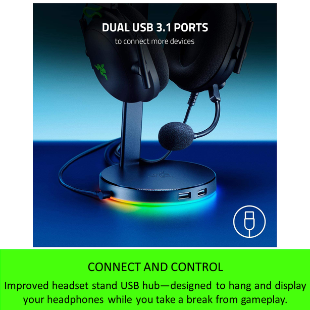 Razer Base Station V2 Chroma - Chroma Enabled Headset Stand