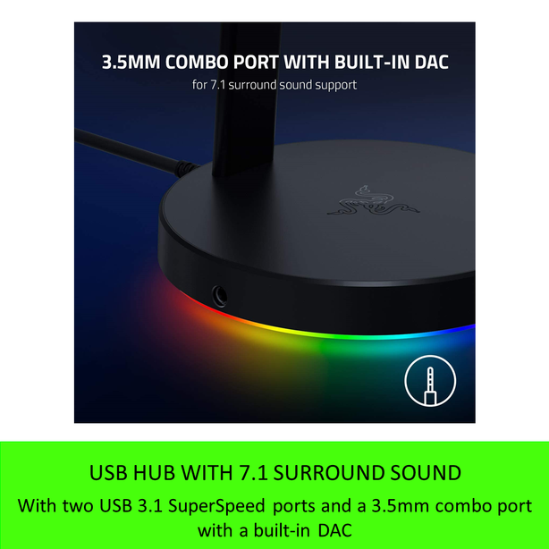 Razer Base Station V2 Chroma - Chroma Enabled Headset Stand