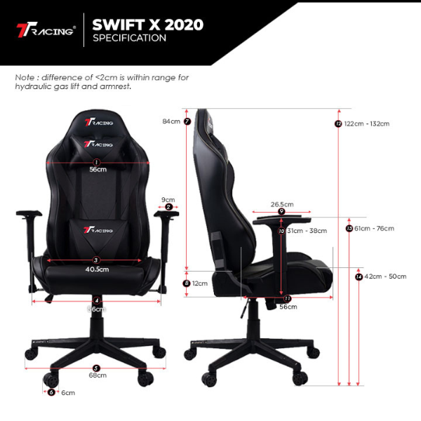 TTRacing Swift X 2020 Gaming Chair Air Threads