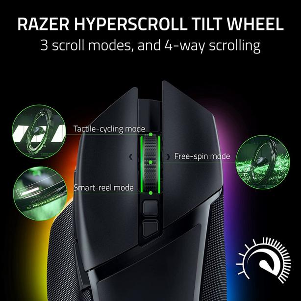 Razer Basilisk V3 Pro - Ergonomic Wireless Gaming Mouse