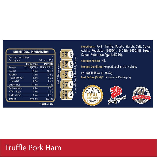 Kelly's Premium Luncheon Ham 200g - Bundle of 2