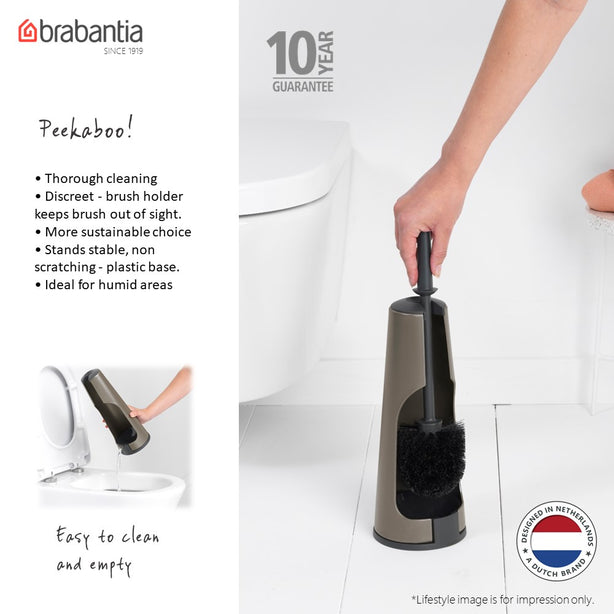 Brabantia ReNew Toilet Brush and Holder