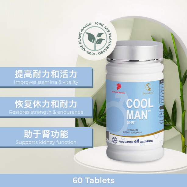 QN Wellness Cool Man™ - 60 Caplets x 1 box