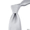 8cm Light Grey Ribbed Tie