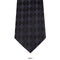 8cm Argyle Check Pattern Tie in Dark Grey