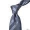 8cm Stripe Necktie in Silver