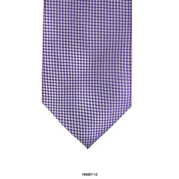 8cm Violet Micro Geometric Detail Tie