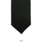 8cm Black Plain Ribbed Tie