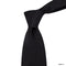 8cm Black Ribbed Tie