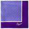 2 Sided Printed Pocket Square in Purple