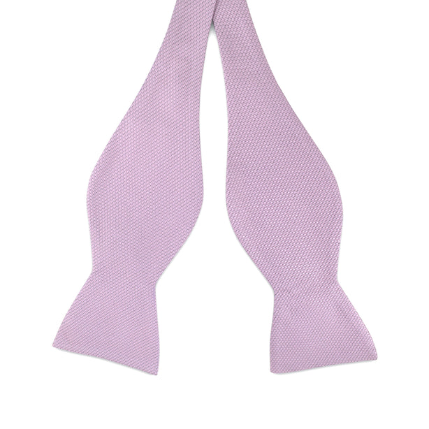 A.Azthom Pink Textured Self Tie and Ready Made Bow Tie