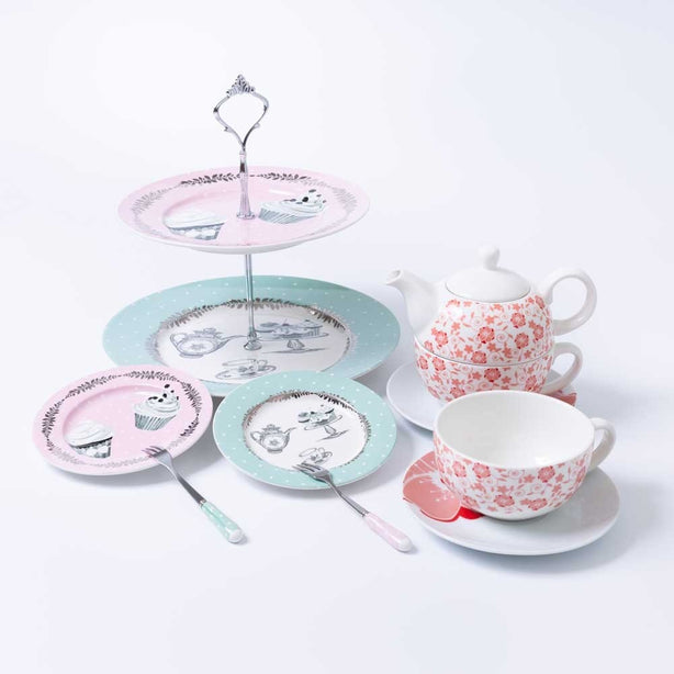 MEIR Porcelain Teapot Set Printed