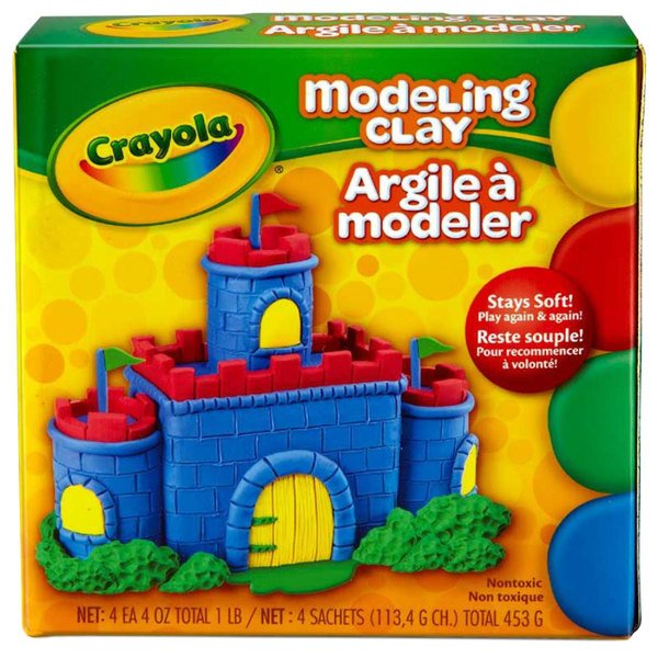 Crayola Modeling Clay Assortment, 4 Colors