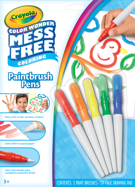 Crayola Color Wonder Mess Free Paintbrush Pens and Paper
