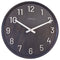NeXtime Precious Wall Clock 50cm Wood/Metal, Silent Movement (Black)