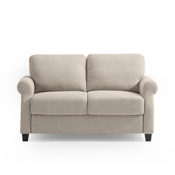 Zinus Josh Traditional Upholstered Sofa (Beige)