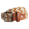 72 Smalldive Brown Suede & Cotton Braided Belt