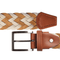 72 Smalldive Brown Suede & Cotton Braided Belt