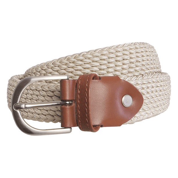 72 Smalldive Beige Slim Width Elastic Viscose Belt