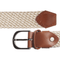 72 Smalldive Beige Slim Width Elastic Viscose Belt
