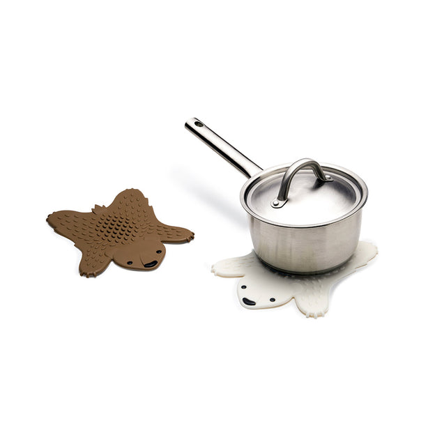 Ototo Grizzly - Hot Pot Trivet (Brown)