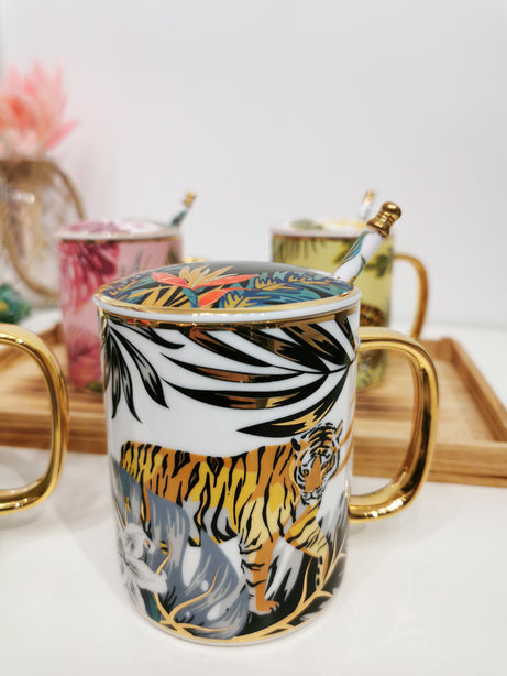 Gifts by Art Tree 350ml Forest City Ceramic Mug Set